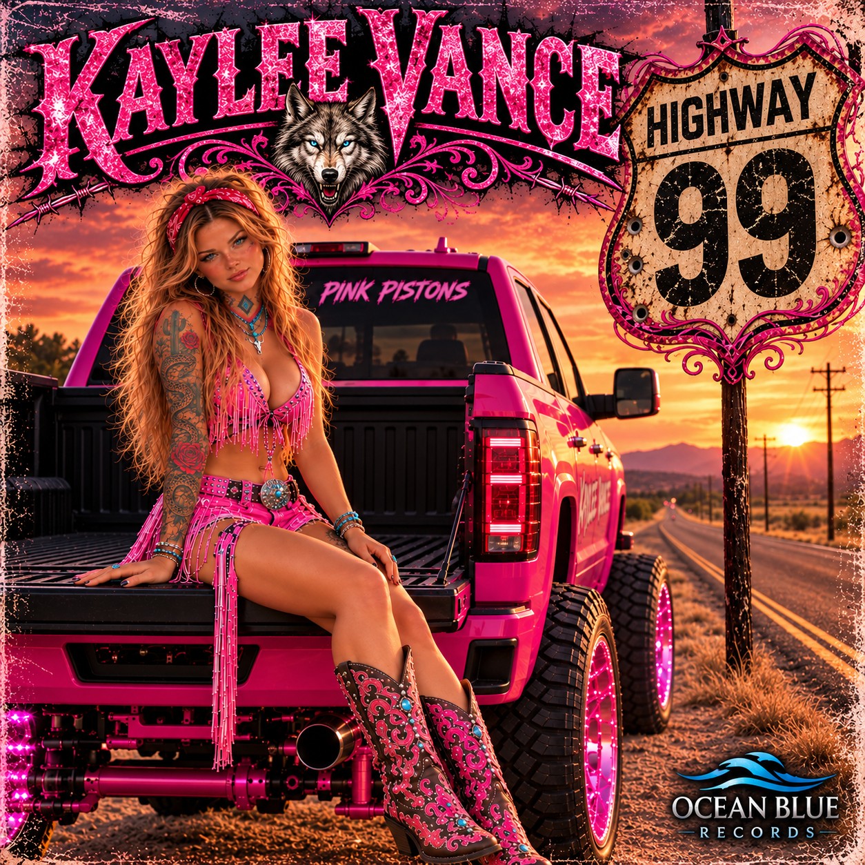 Highway 99 album cover by Kaylee Vance